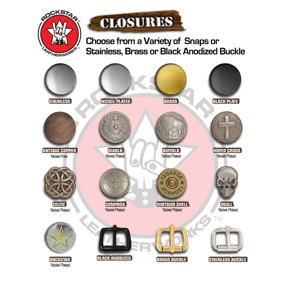 Design & Create a Smart Watch Leather Cuff Watch Band-Custom Handmade Leather Watch Bands-Rockstar Leatherworks™