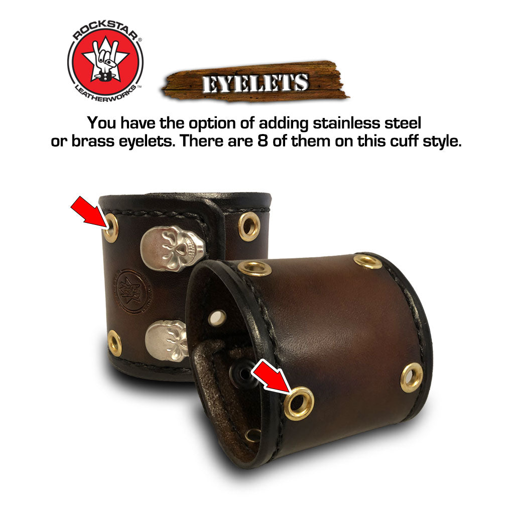 Design & Create an Original Leather Cuff Wristband-Leather Cuffs & Wristbands-Rockstar Leatherworks™