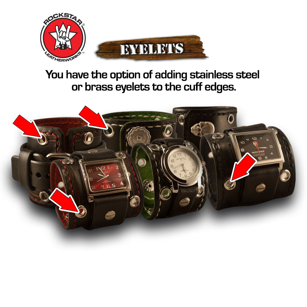 Design & Create a Custom Leather Cuff Watch Band-CREATE Rockstar Original Watch Band-Rockstar Leatherworks™