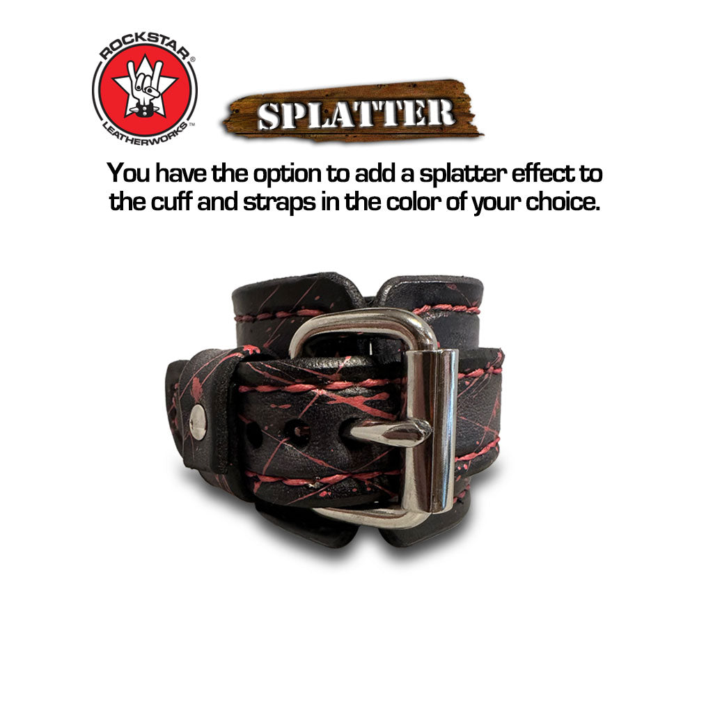 Design & Create a Smart Watch Leather Cuff Watch Band-Custom Handmade Leather Watch Bands-Rockstar Leatherworks™