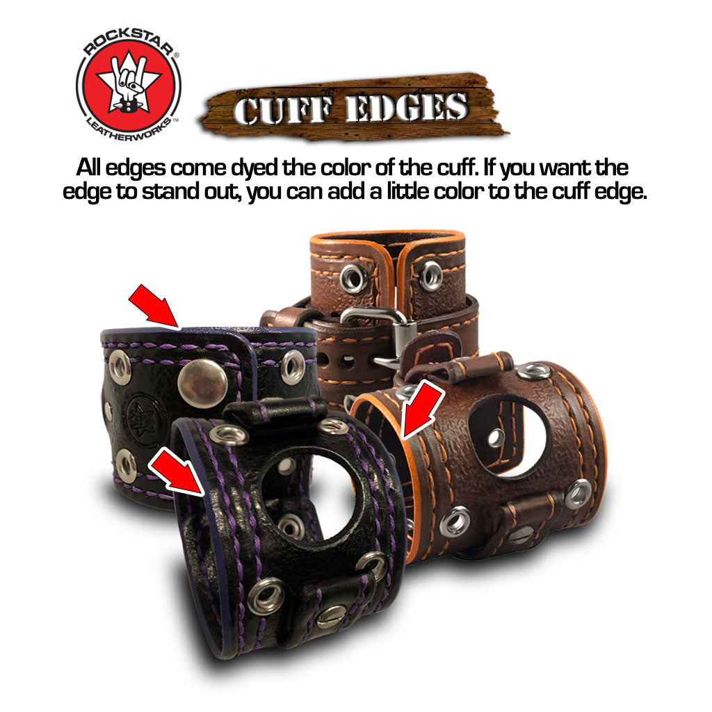 Design & Create a Smart Watch Leather Cuff Watch Band-Custom Handmade Leather Watch Bands-Rockstar Leatherworks™