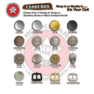 Design & Create a Smart Watch Leather Cuff Watch Band-Custom Handmade Leather Watch Bands-Rockstar Leatherworks™