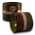 Irish Flag Leather Cuff Wristband with Rust Stitching-Leather Cuffs & Wristbands-Rockstar Leatherworks™
