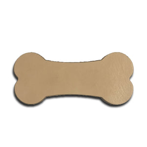 Leather Dog Bone Shaped Blanks - 96mm X 42mm - 7/8 Oz. Veg Tan-Gift Certs. & Parts-Rockstar Leatherworks™