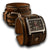 Brown Stressed Leather Cuff Watch with Brown Watch Face-Leather Cuff Watches-Rockstar Leatherworks™