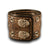 Desert Sand Stressed Apple iWatch Leather Cuff Band with Skull Snaps-Custom Handmade Leather Watch Bands-Rockstar Leatherworks™