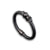 Black Braided Leather Bracelet with Skulls-Bracelet-Rockstar Leatherworks™