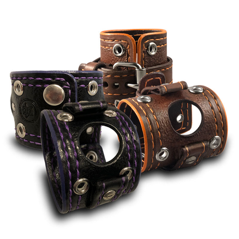 Design & Create a Smart Watch Leather Cuff Watch Band-Custom Handmade Leather Watch Bands-Rockstar Leatherworks™