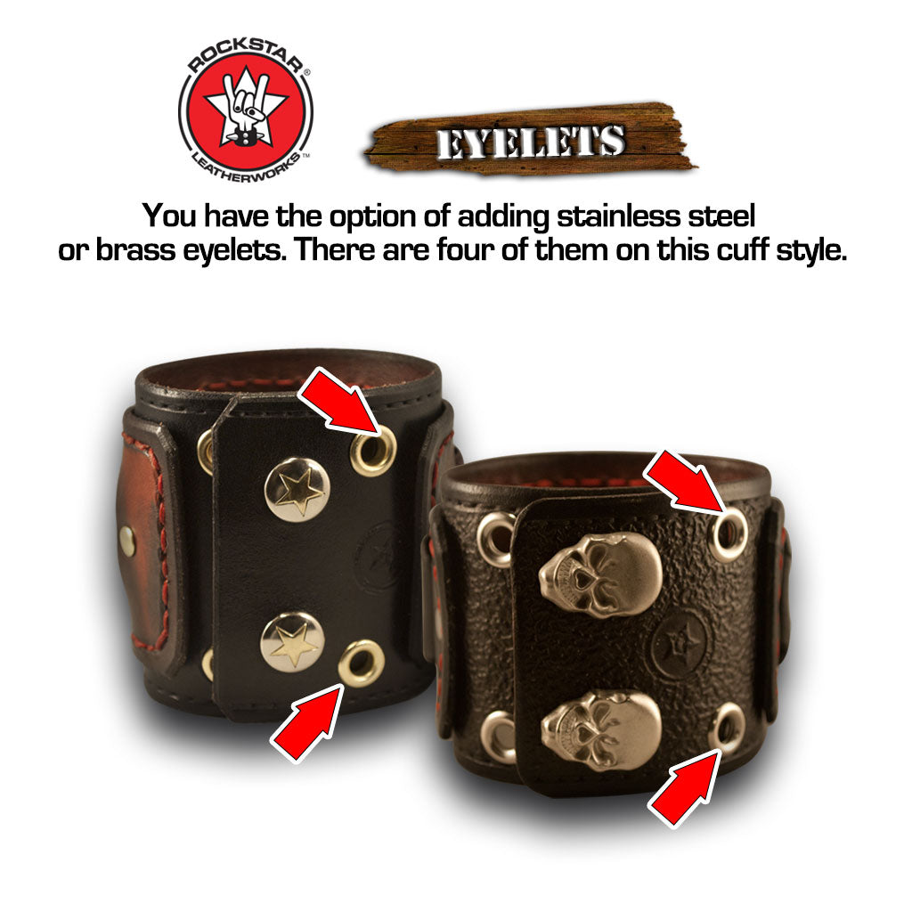 Design & Create a Rockstar Layered Leather Cuff Watch-Leather Cuff Watches-Rockstar Leatherworks™