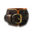 Mahogany & Brown Layered Cuff Watch with Stainless 42mm-Leather Cuff Watches-Rockstar Leatherworks™