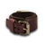 Purple Leather Cuff Watch with Stainless Buckle-Leather Cuff Watches-Rockstar Leatherworks™