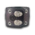 Wide Slate Gray Leather Cuff Watch Band with Eyelets and Skull Snaps-Custom Handmade Leather Watch Bands-Rockstar Leatherworks™