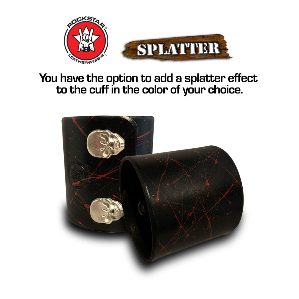 Design & Create an Original Leather Cuff Wristband-Leather Cuffs & Wristbands-Rockstar Leatherworks™