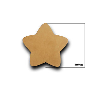 (20) Star Shaped 7/8 Oz. Veg Tan Leather Blanks-Gift Certs. & Parts-Rockstar Leatherworks™