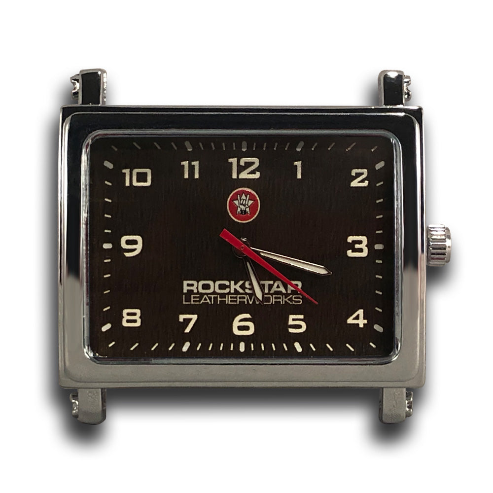 42mm Silver Alloy Case with Brown Dial-Gift Certs. & Parts-Rockstar Leatherworks™