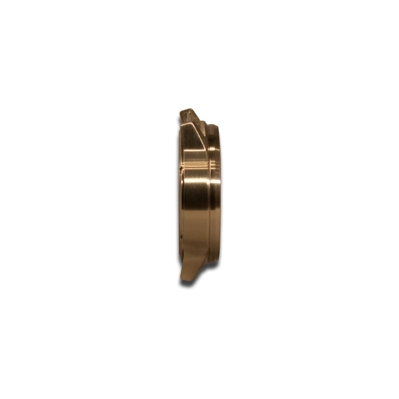 Brown Leather 42mm Cuff Watch with Sugar Skull & Snaps-Leather Cuff Watches-Rockstar Leatherworks™