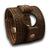 Bison Samsung Custom Leather Cuff Band with Celtic Snaps-Custom Handmade Leather Watch Bands-Rockstar Leatherworks™