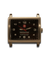 Black Leather Cuff Watch with 42mm, Eyelets & Skull Snaps-Leather Cuff Watches-Rockstar Leatherworks™
