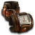 Black & Tan Stressed Layered Wide Leather Cuff Watch-Leather Cuff Watches-Rockstar Leatherworks™