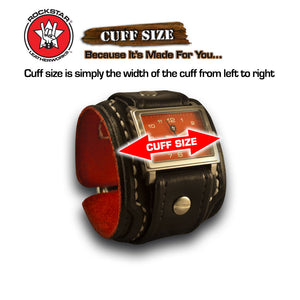 Design & Create a Rockstar Layered Leather Cuff Watch-Leather Cuff Watches-Rockstar Leatherworks™