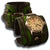 Green Stressed Layered Leather Cuff Watch with 42mm-Leather Cuff Watches-Rockstar Leatherworks™