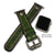 Green Stressed Apple iWatch Straps with Stainless Hardware-Custom Handmade Leather Watch Bands-Rockstar Leatherworks™