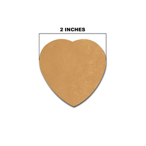 Heart Shaped 7/8 Oz. Veg Tan Leather Blanks-Gift Certs. & Parts-Rockstar Leatherworks™