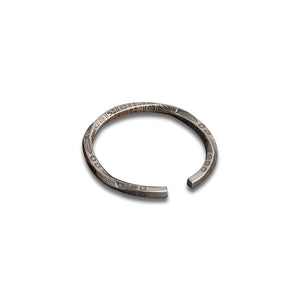 Hieroglyph Tribal Silver Bangle Bracelet-Bracelet-Rockstar Leatherworks™