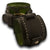 Green & Black Layered Drake Leather Cuff Watch Band w/ Stitching-Custom Handmade Leather Watch Bands-Rockstar Leatherworks™