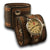 Brown Leather Cuff Watch - 42mm Stainless, Sapphire, 10ATM-Leather Cuff Watches-Rockstar Leatherworks™