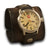 Brown Stressed Rockstar Leather Cuff Watch-Leather Cuff Watches-Rockstar Leatherworks™
