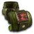 Forest Green Stressed Drake Leather Cuff Watch with Stitching-Leather Cuff Watches-Rockstar Leatherworks™