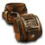 Range Tan Stressed Rockstar Layered Leather Cuff Watch-Leather Cuff Watches-Rockstar Leatherworks™