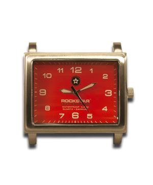 42mm Stainless Steel Watch Face / Red Dial / Sapphire Crystal / 10 ATM-Gift Certs. & Parts-Rockstar Leatherworks™