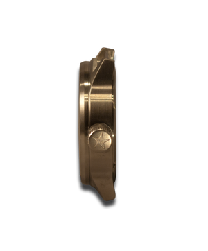 Slate Drake Leather Cuff Watch w/ Stainless 42mm Sapphire, 10ATM-Leather Cuff Watches-Rockstar Leatherworks™