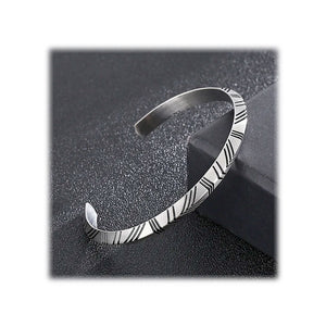 Stainless Steel Viking Bracelet Bangle-Bracelet-Rockstar Leatherworks™