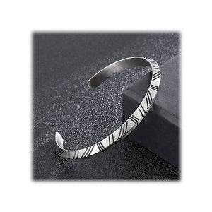 Stainless Steel Viking Bracelet Bangle-Bracelet-Rockstar Leatherworks™